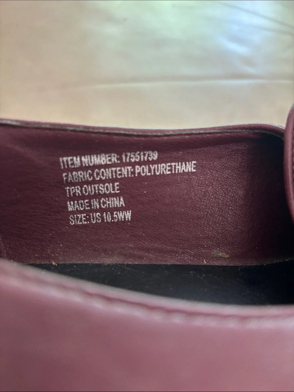 Torrid Burgundy Lug Sole Slip On Penny Loafers Extra Wide Width Size 10.5 WW